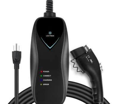 Lectron Level 1 EV Charger – 120 V/15 A - Compatible with NEMA 5-15 Plug